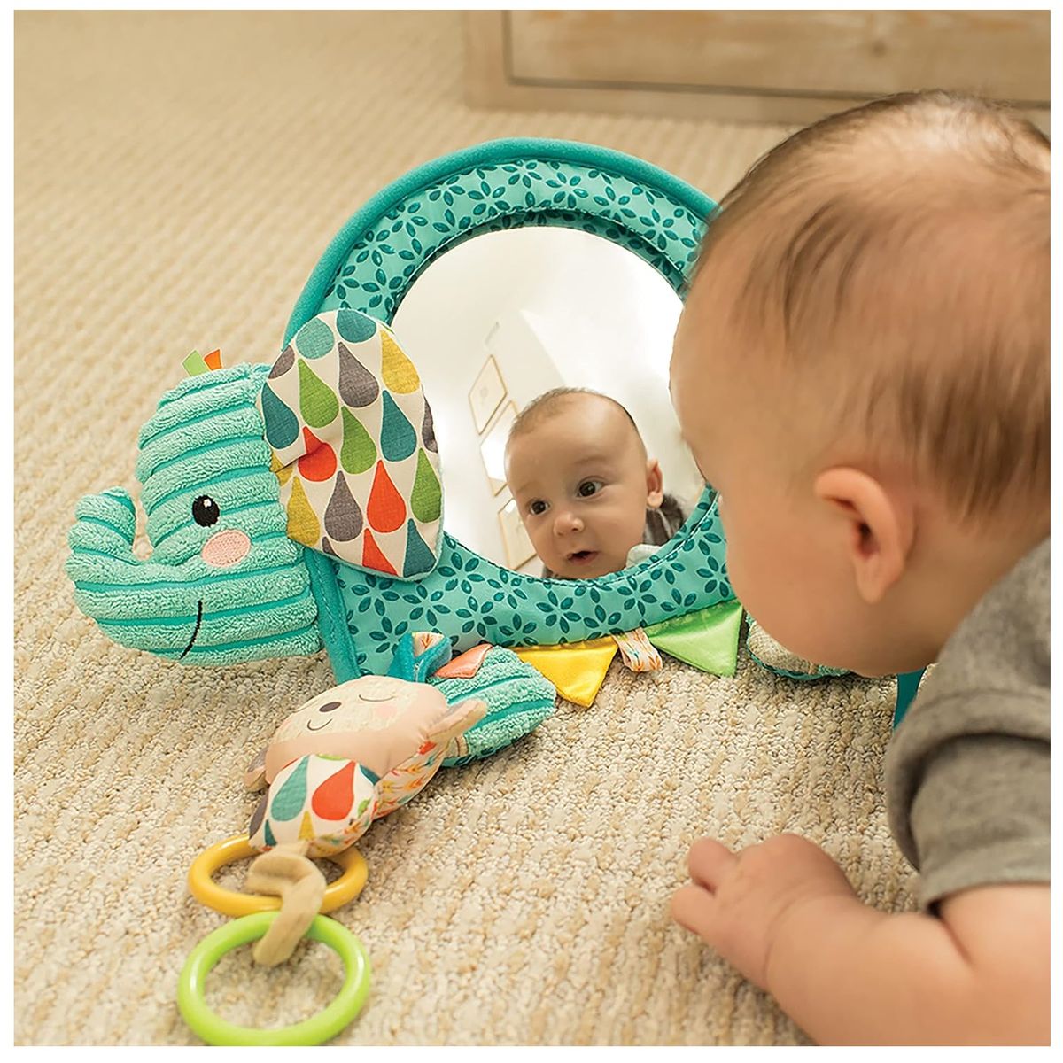 INFANTINO - Juguete Estimulación De Actividades Elefante Para Bebés