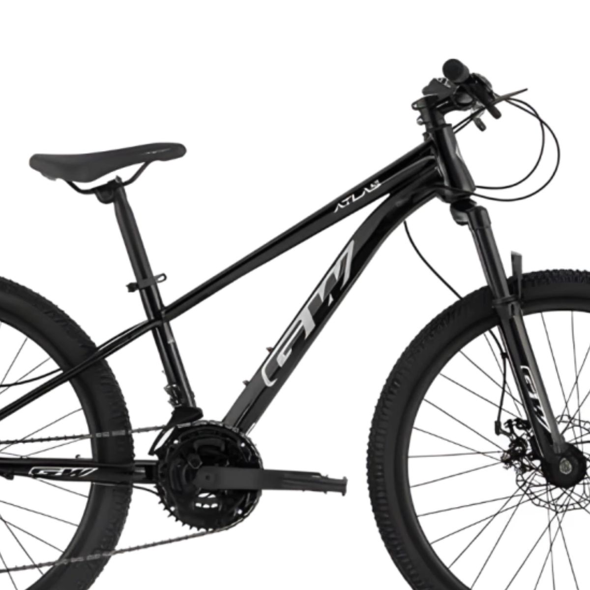 GW - BICICLETA MTB 24P 3X7VEL ATLAS ACERO GW  NEGRO