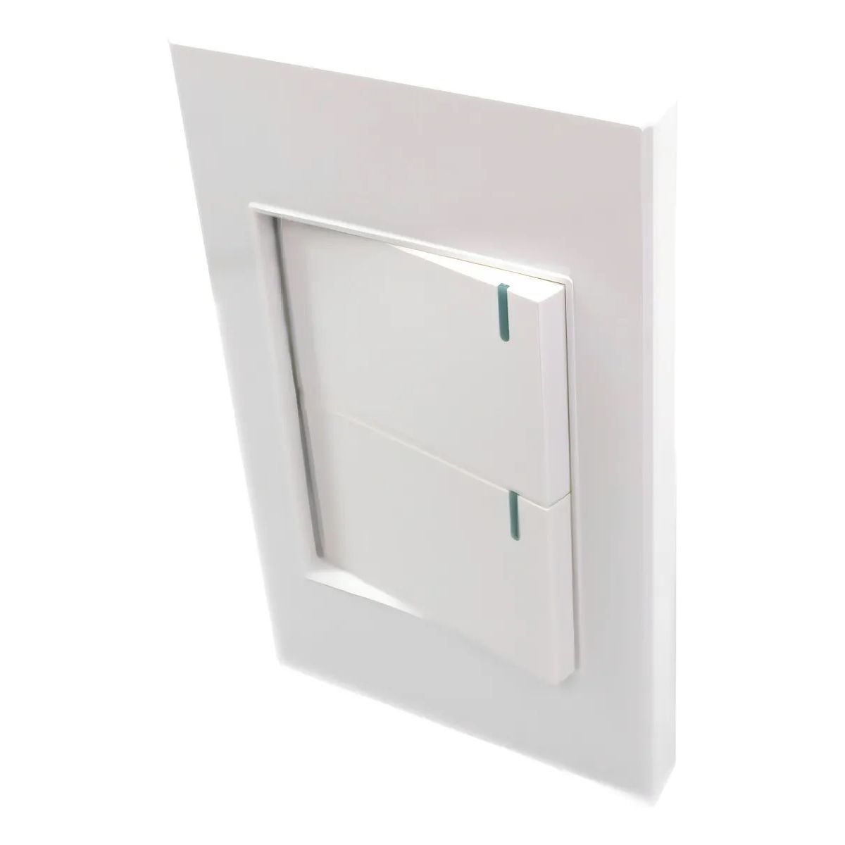 MERCURY - Interruptor Doble Conmutable Blanco Premium White Mercury