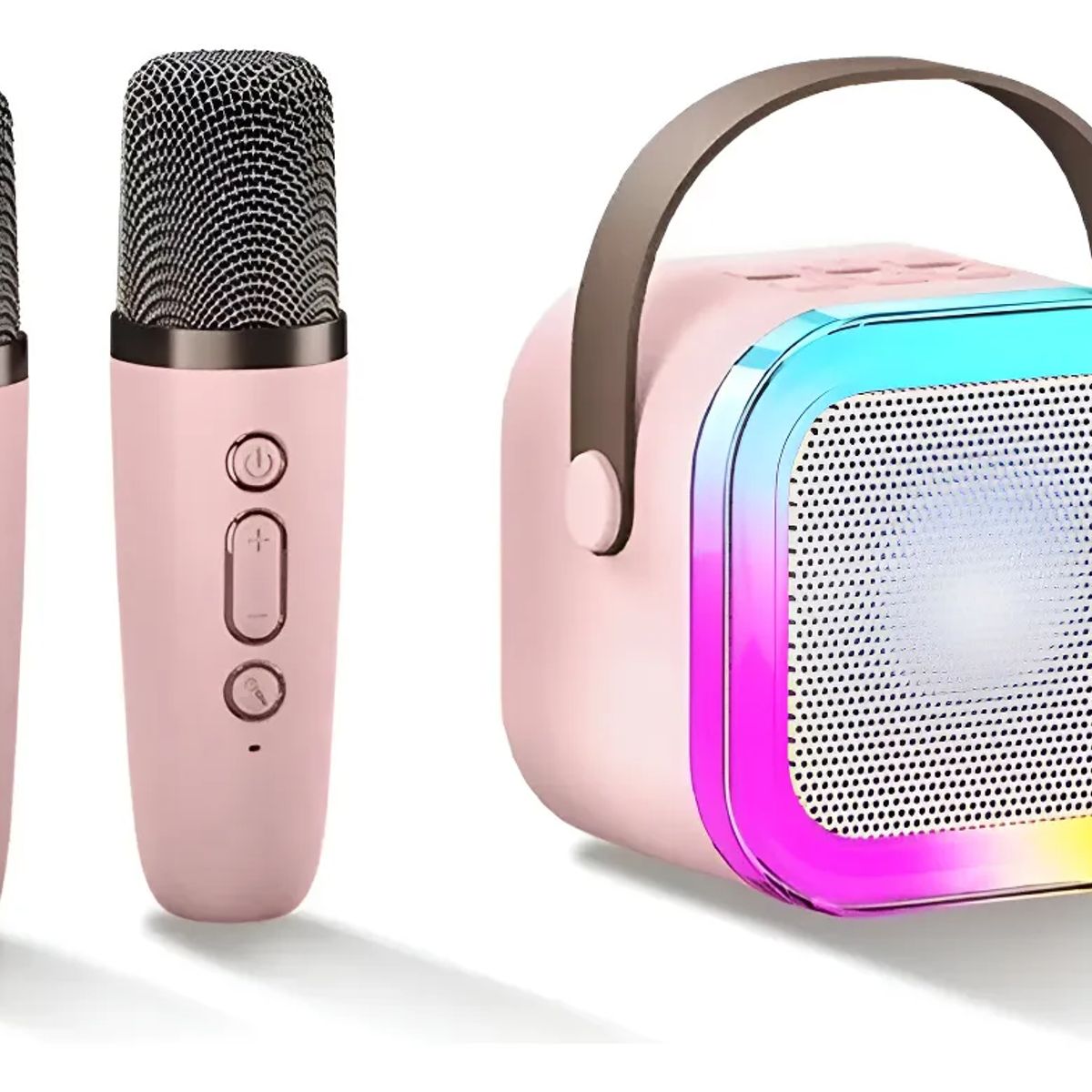 GENERICO - Mini Parlante Bafle Karaoke Portátil Niño Altavoz Rgb Fiesta 1