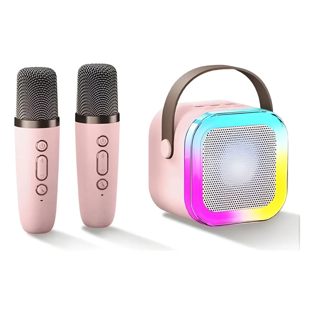 GENERICO - Mini Parlante Bafle Karaoke Portátil Niño Altavoz Rgb Fiesta 1