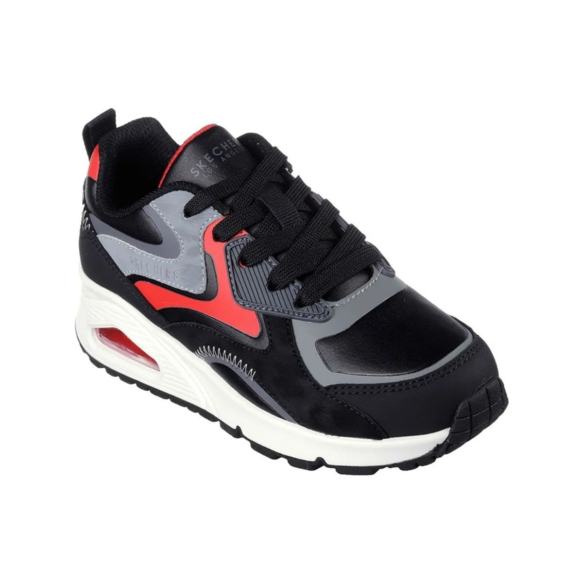 SKECHERS - Tenis Skechers Niño Uno Gen 1 - Negro- Rojo