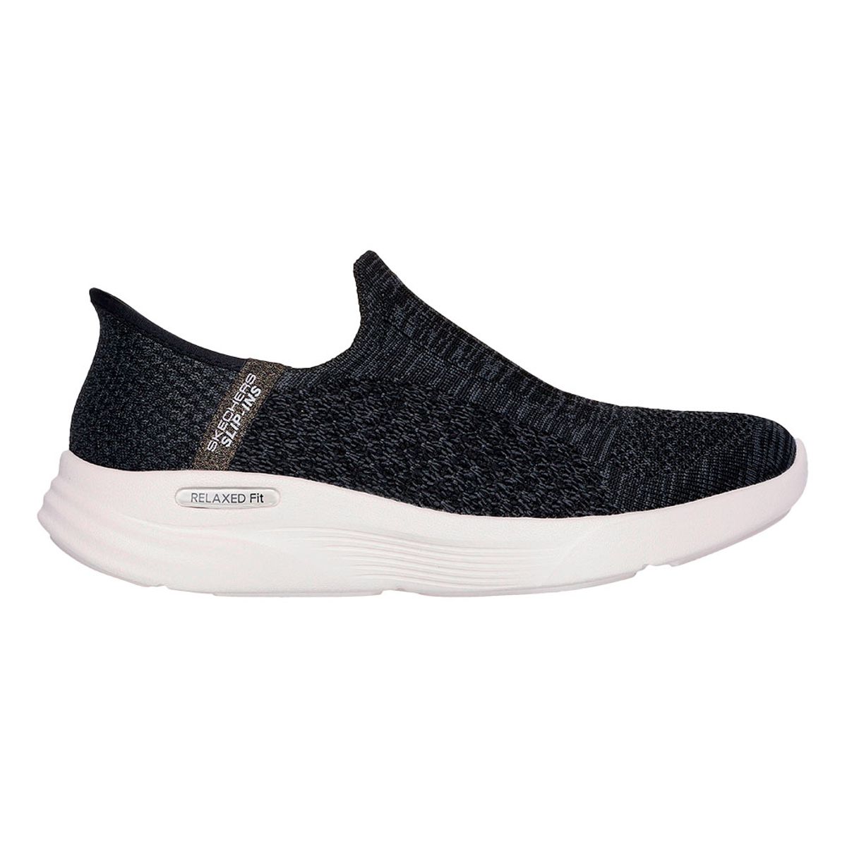 SKECHERS - Tenis Skechers Mujer Relaxed Fit Sport - Negro - Blanco