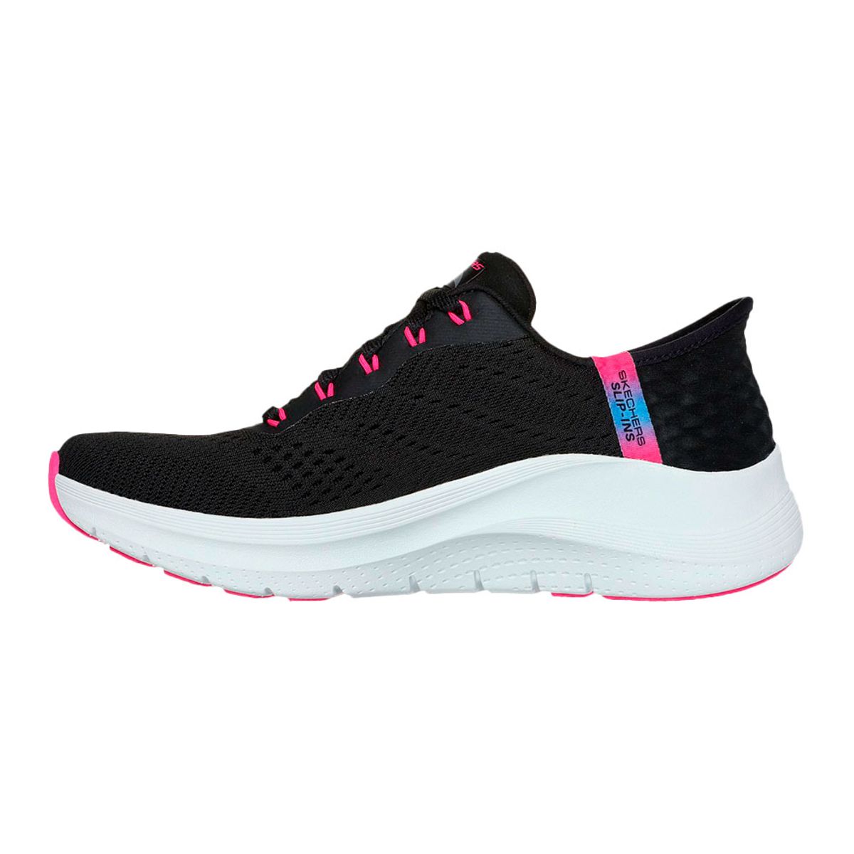 SKECHERS - Tenis Skechers Mujer Arch Fit 2.0-Easychic - Negro - Fucsia