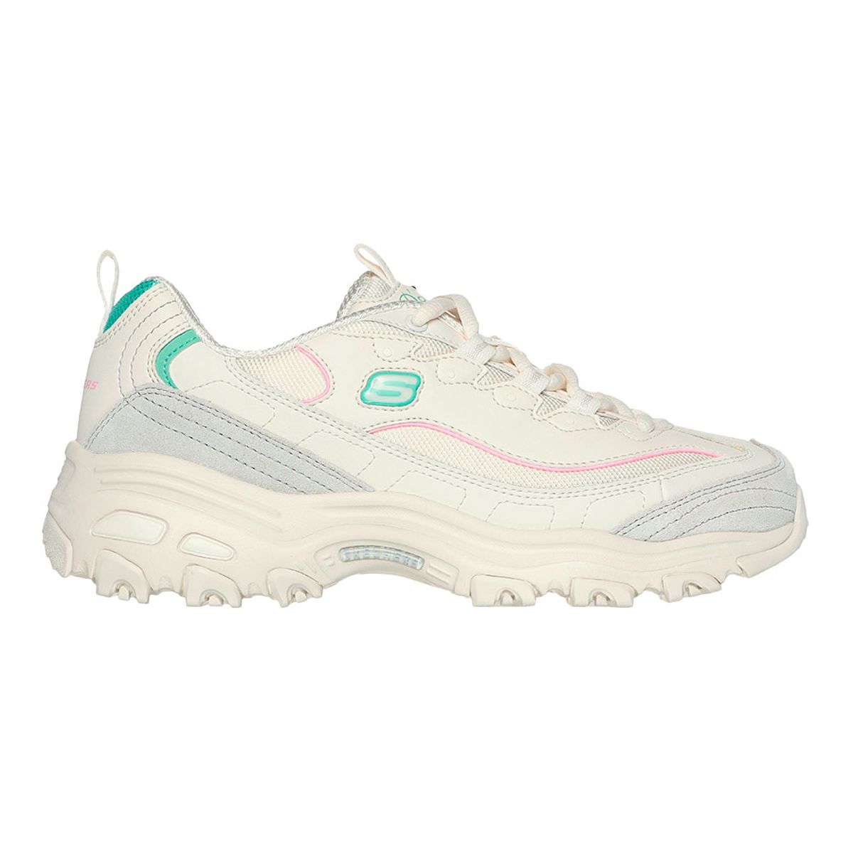 SKECHERS - Tenis Skechers Mujer Dlites - New Heat - Beige- Beige
