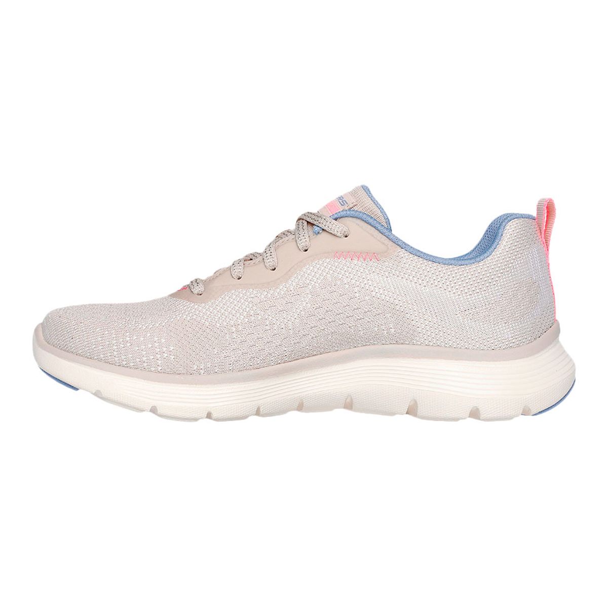 SKECHERS - Tenis Skechers Mujer  Flex Appeal 5.0  - Biege - Blanco