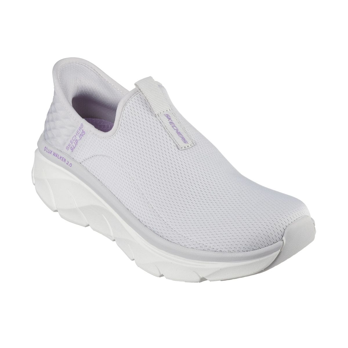 SKECHERS - Tenis Skechers Mujer Dlux Walker 2.0 Happy Step - Gris - Bla
