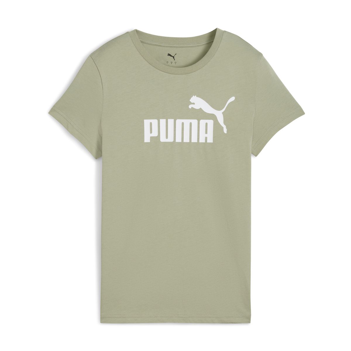 PUMA - Camisa Deportiva Puma Original Ess No1 Logo Verde Mujer