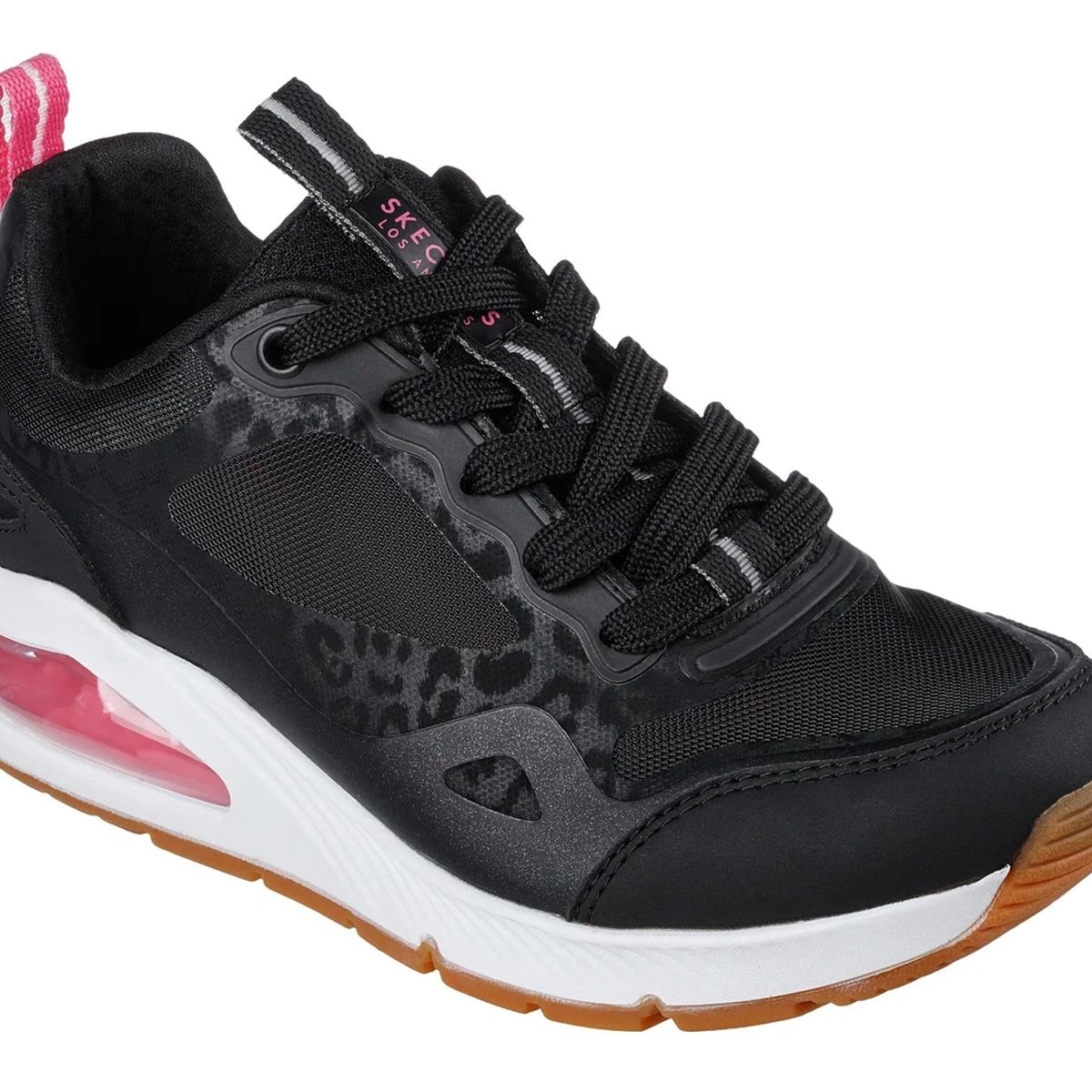 SKECHERS - Tenis  Skechers  Mujer  Street Uno - Negro - Rosado