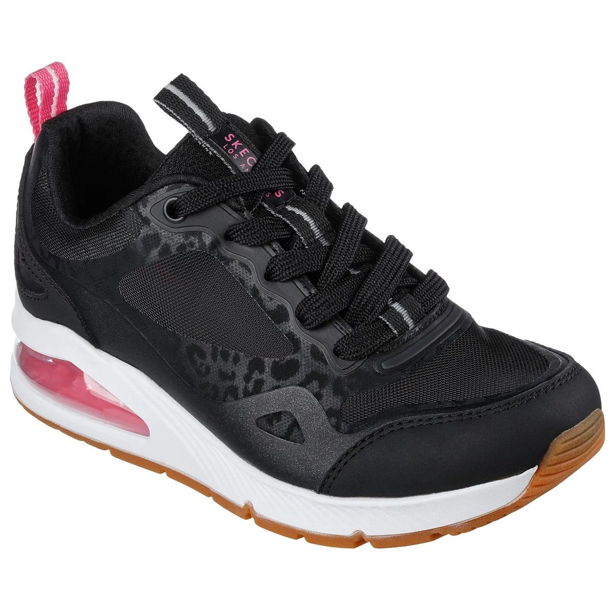 SKECHERS - Tenis  Skechers  Mujer  Street Uno - Negro - Rosado