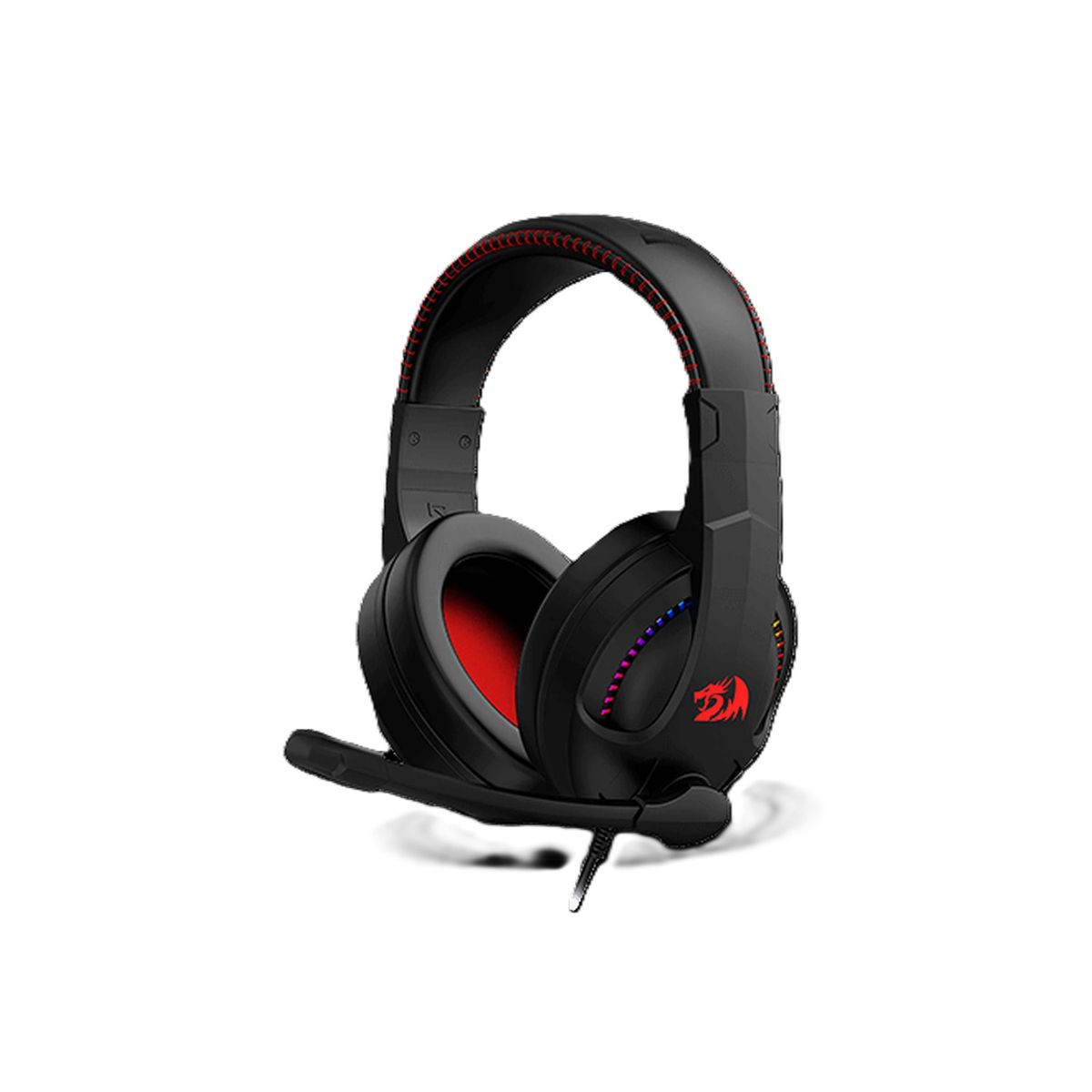 REDRAGON - Auriculares REDRAGON H211 CRONUS RGB Negra con Iluminación RGB y Ajuste Cómodo