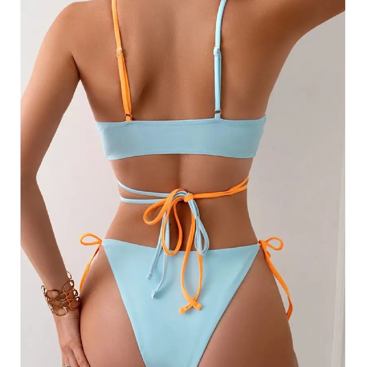 GENERAL - Vestido De Baño Mujer Cruzado Moda Europea