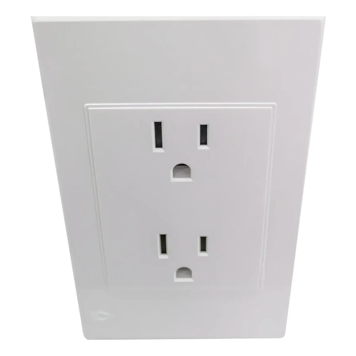 MERCURY - Tomacorriente Doble Polo a Tierra Blanco Premium White Mercury