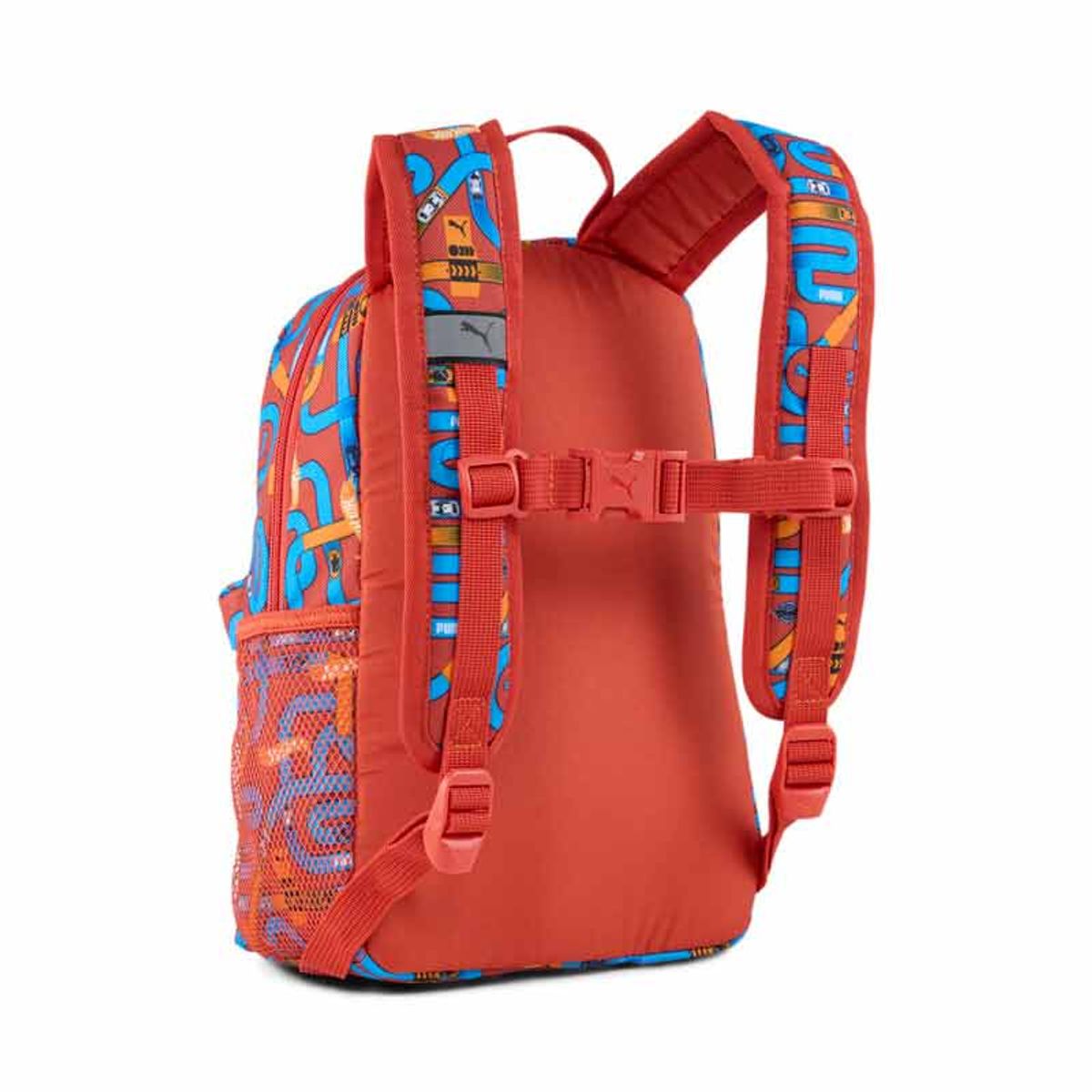 PUMA - Morral (Backpack) Puma Original X Hot Wheels Mini Rojo Niños