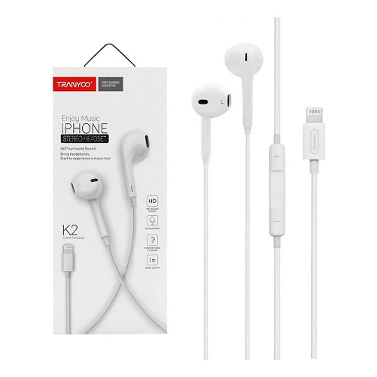 GENERICO - Audífonos Para iPhone Conector Lightning