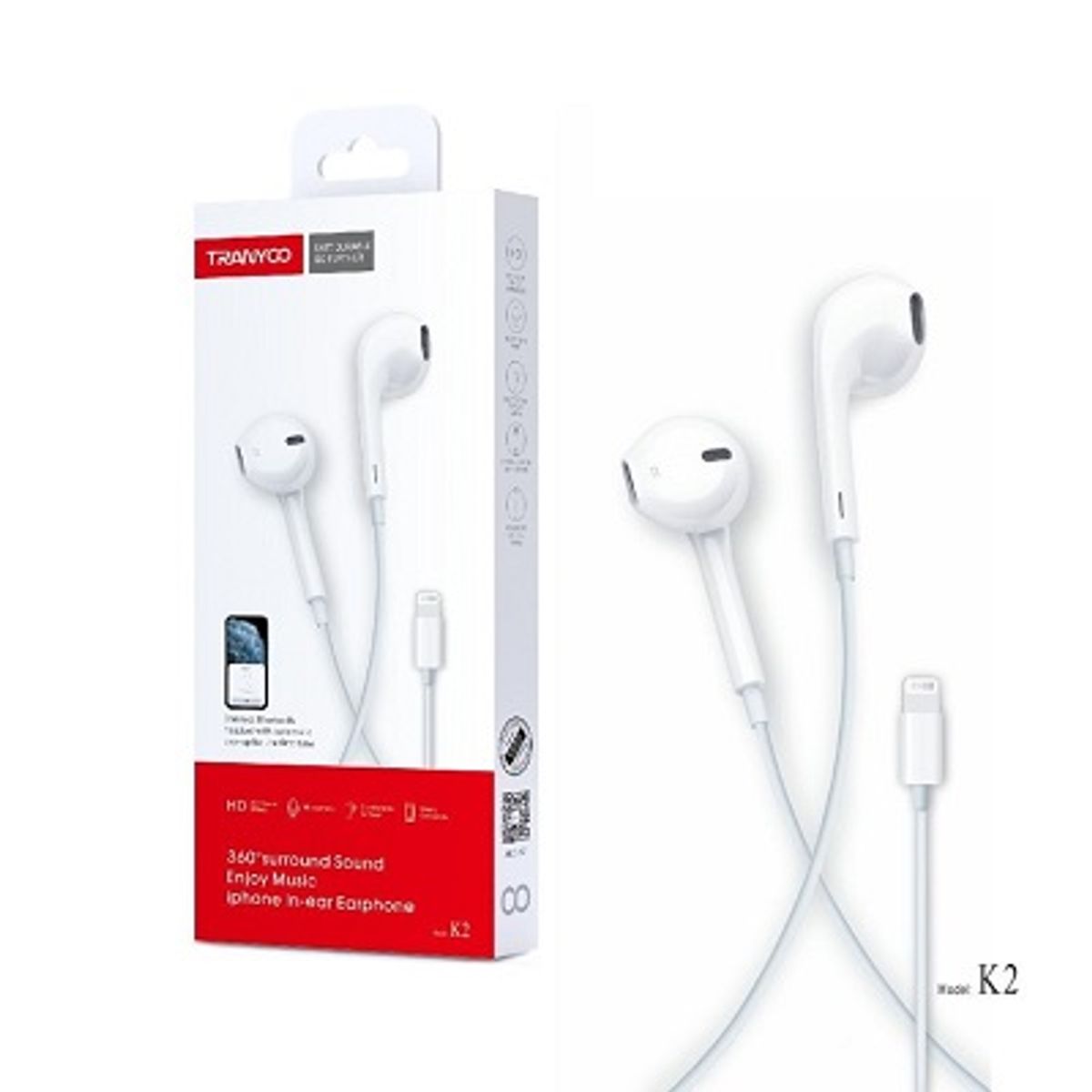 GENERICO - Audífonos Para iPhone Conector Lightning