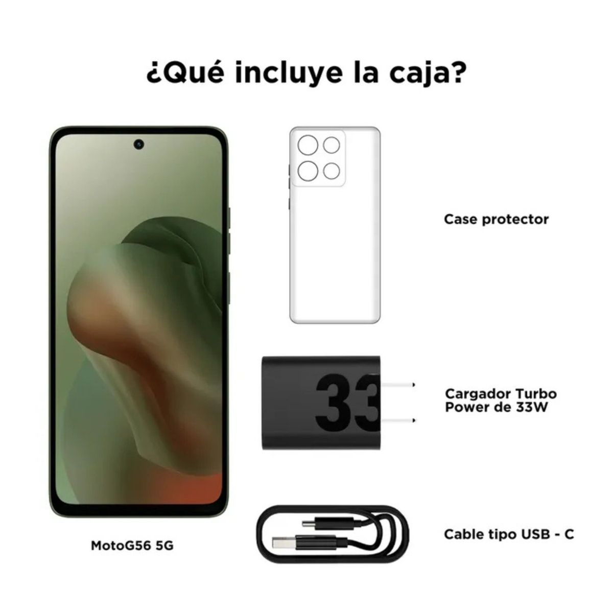 MOTOROLA - Celular MOTOROLA G56 8GB 256GB 5G Green
