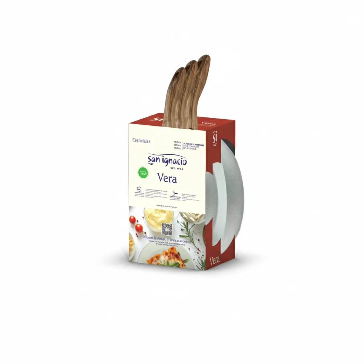 BERGNER - Set de Sartenes Vera San Ignacio 4 Piezas en Aluminio Forjado – Antiadherentes (18/22/26 cm + Tapa de Vidrio)