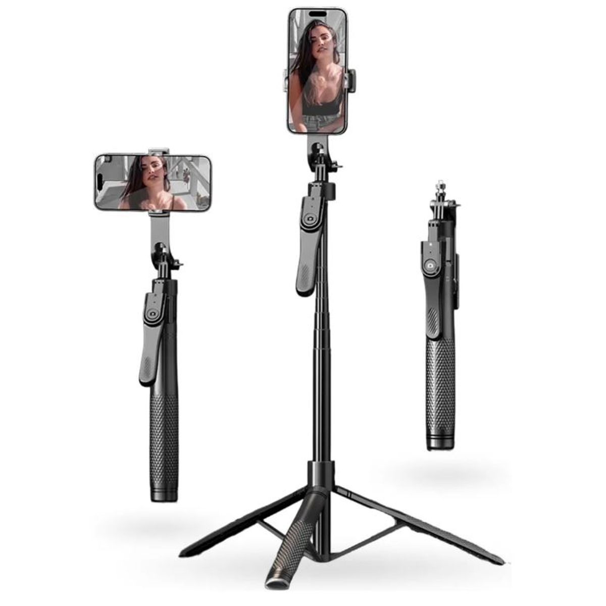 INNOVA - Trípode Estabilizador 4 Ejes K29 Con Control Bluetooth 360° Extensible 215 Cm