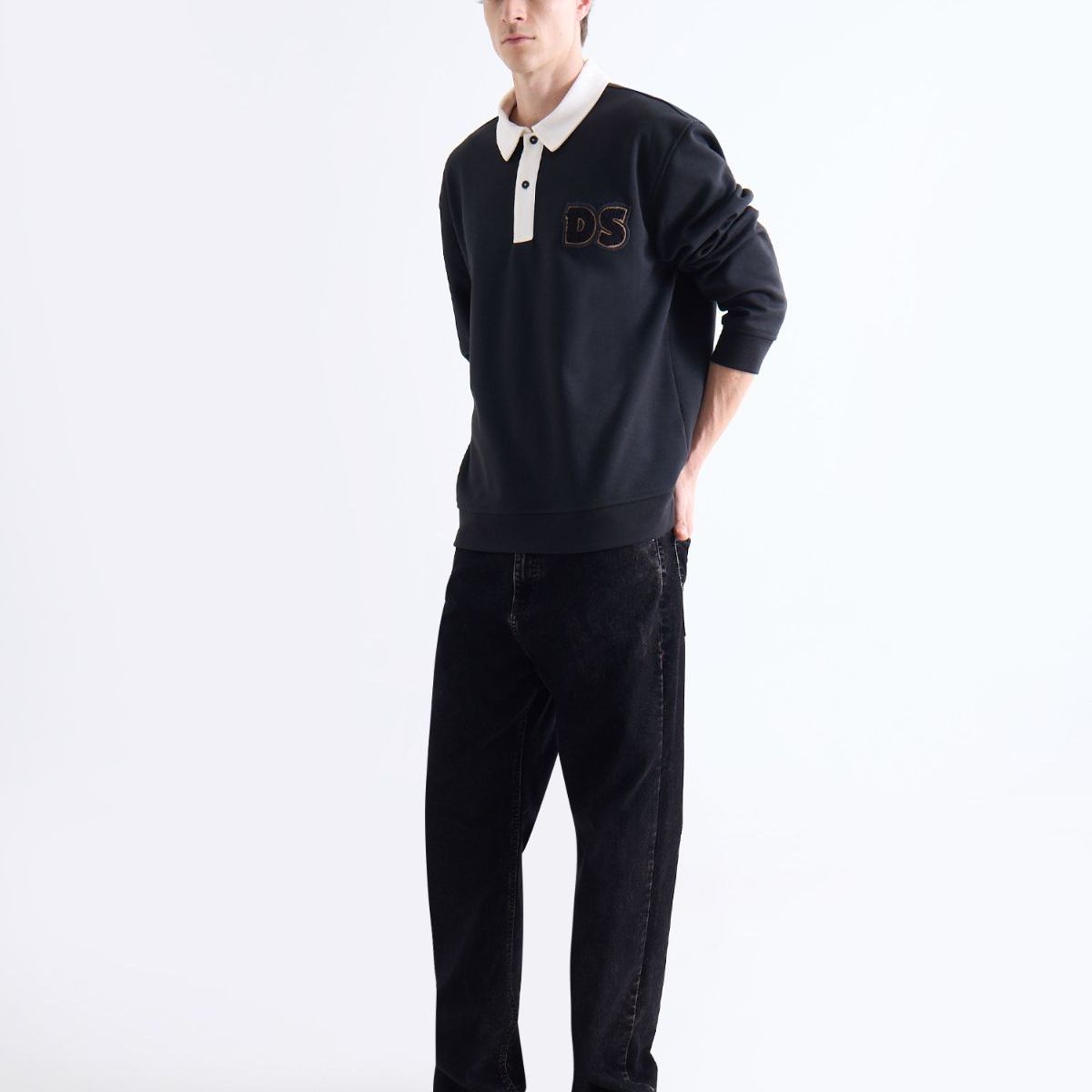 SEVEN SEVEN - Jean Para Hombre Loose Color Negro Marca Seven Seven #45160661