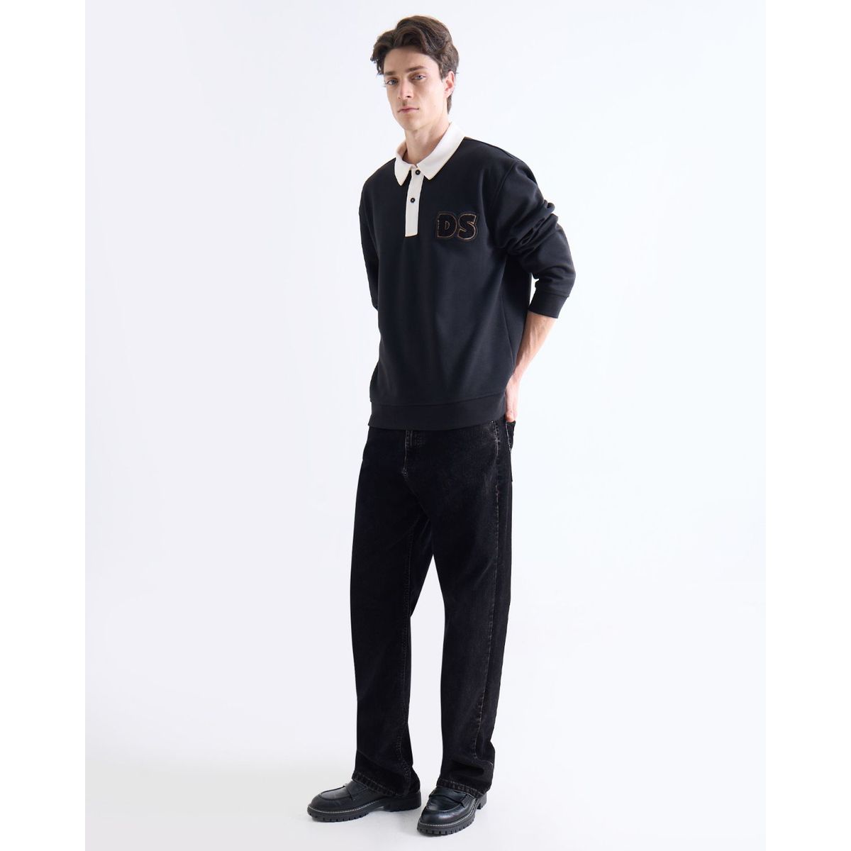 SEVEN SEVEN - Jean Para Hombre Loose Color Negro Marca Seven Seven #45160661