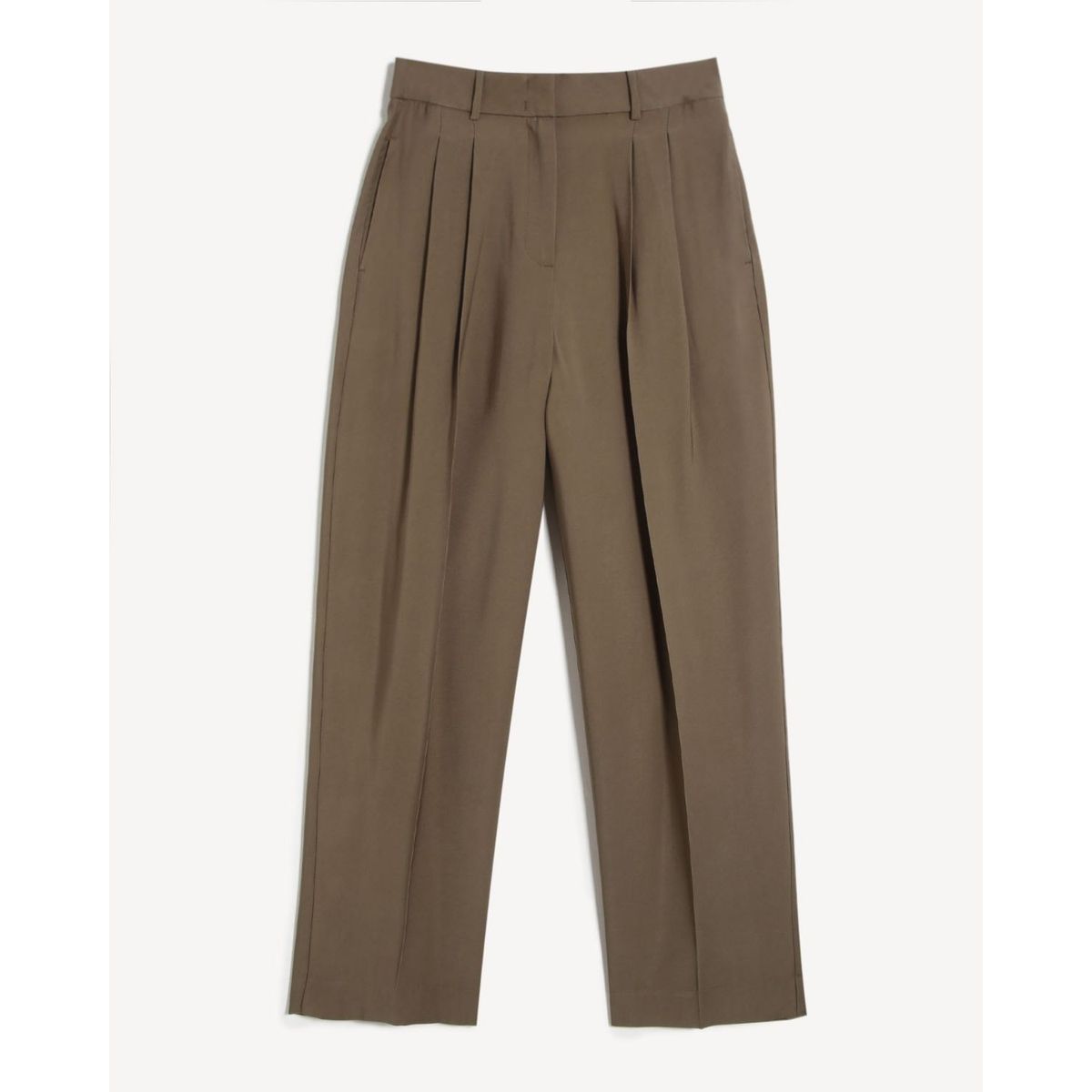 SEVEN SEVEN - Pantalón Sastrero De Pinzas  Para Mujer Café Seven Seven
