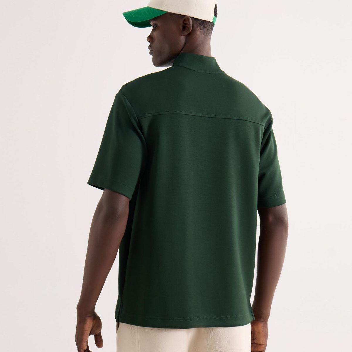 SEVEN SEVEN - Polo Para Hombre Cuello Mao Sin Bolsillo Color Verde Marca Seven Seven #45110926