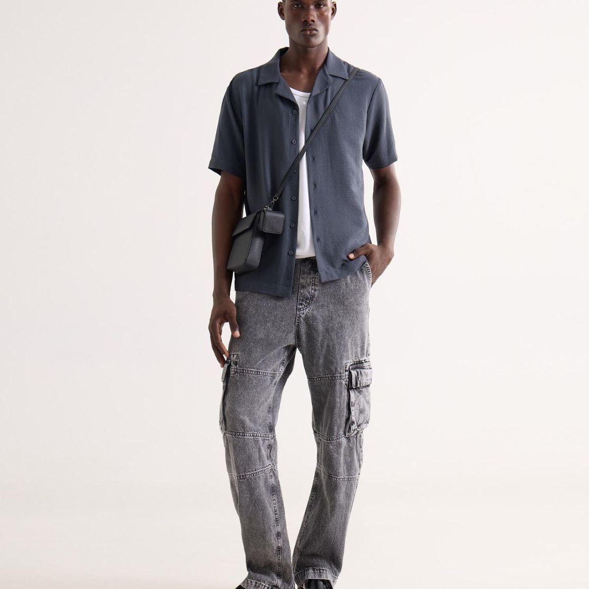 SEVEN SEVEN - Jean Para Hombre Loose Color Gris Marca Seven Seven #45160619