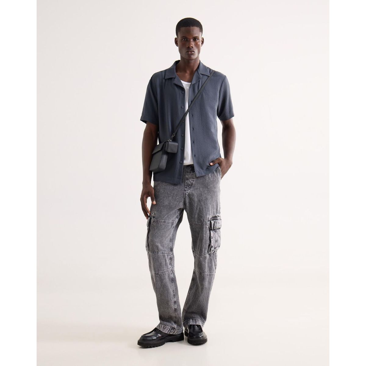 SEVEN SEVEN - Jean Para Hombre Loose Color Gris Marca Seven Seven #45160619