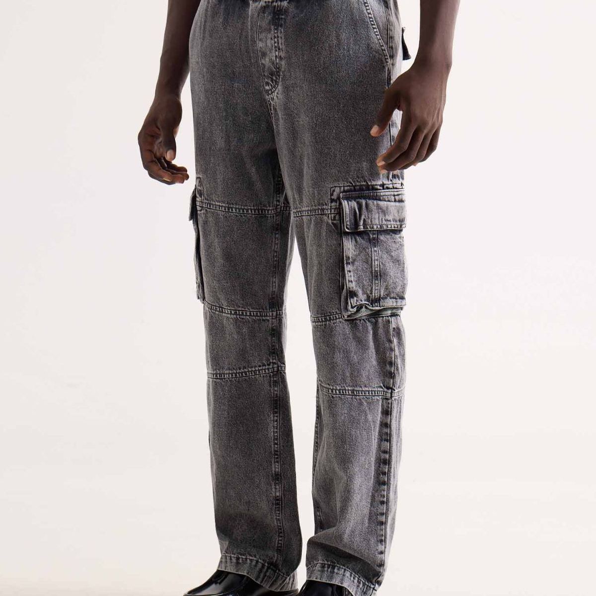 SEVEN SEVEN - Jean Para Hombre Loose Color Gris Marca Seven Seven #45160619