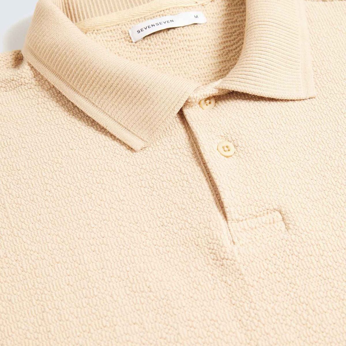 SEVEN SEVEN - Polo De Hombre  Color Avena Marca Seven Seven #45110887