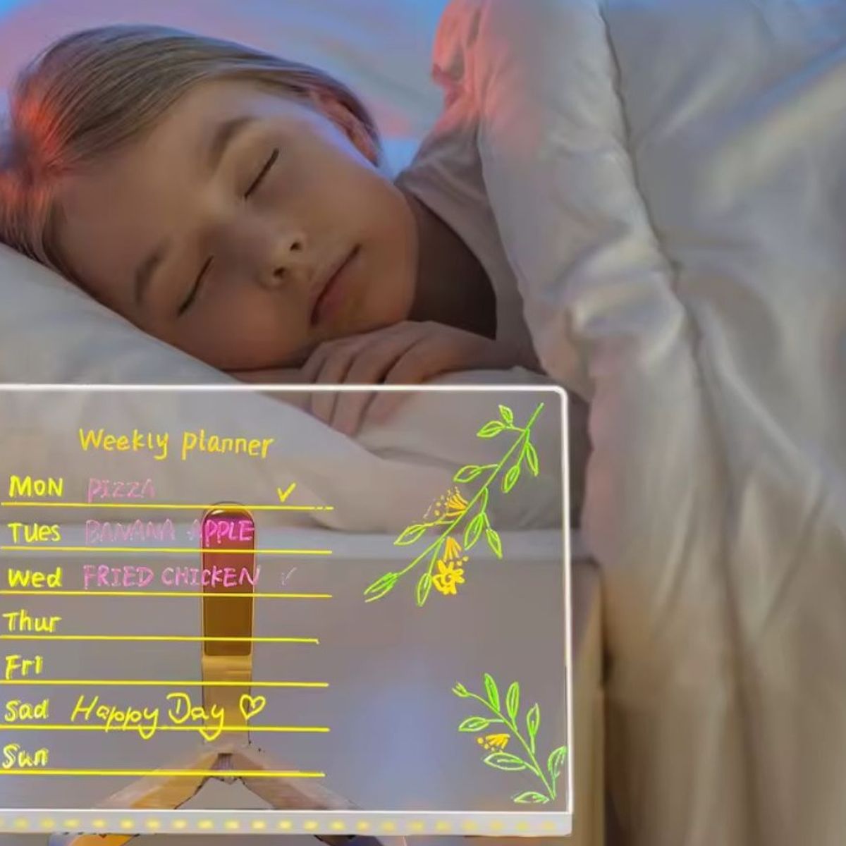 GENERICO - Tablero de Dibujo Acrílico con Luz LED