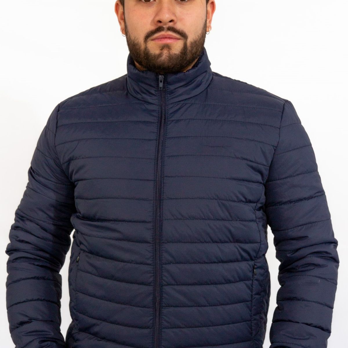 ABC JACKETS - chaqueta azul para caballero tipo invierno termica e impermeable