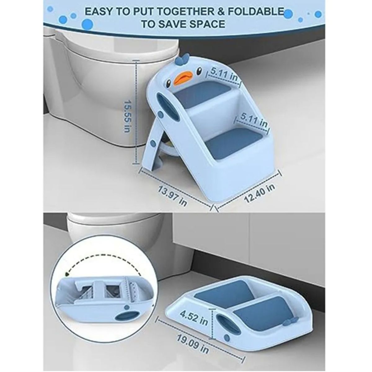 GENERICO - Escalera Infantil Antideslizante Para Baño