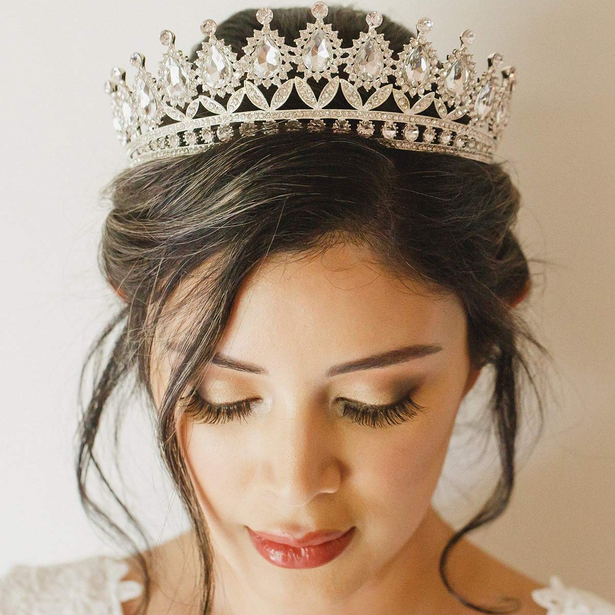 GENERICO - Corona De Cristal Tiara Quinceañeras Novia