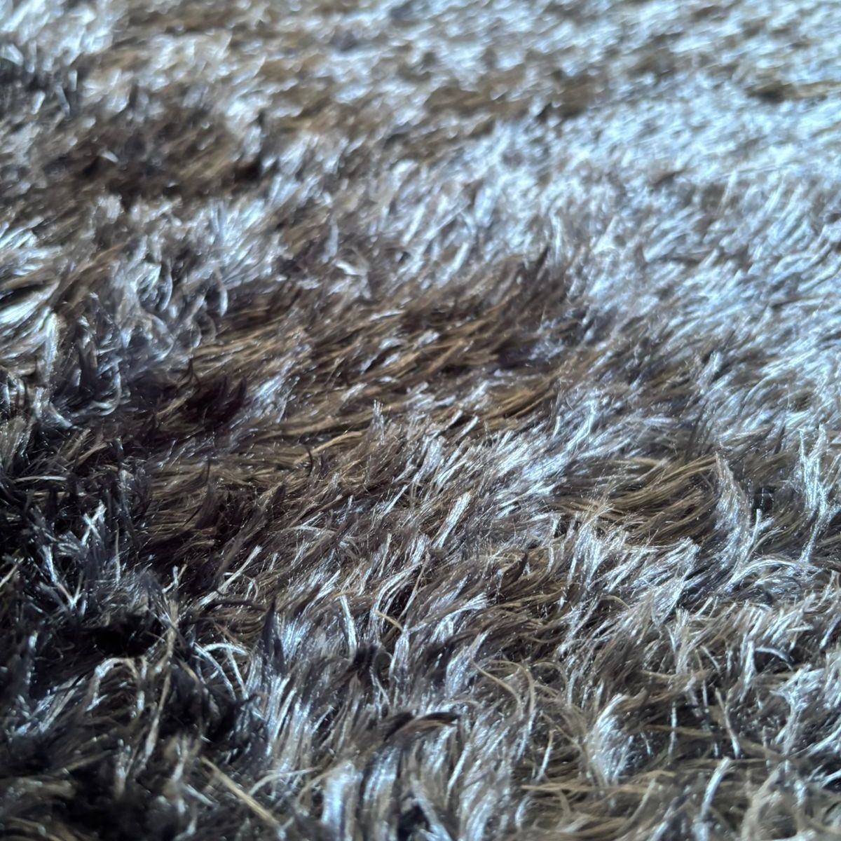 GENERICO - Alfombra Tapete Pie De Cama Peludo Antideslizante Hogar 150 X 60 cms