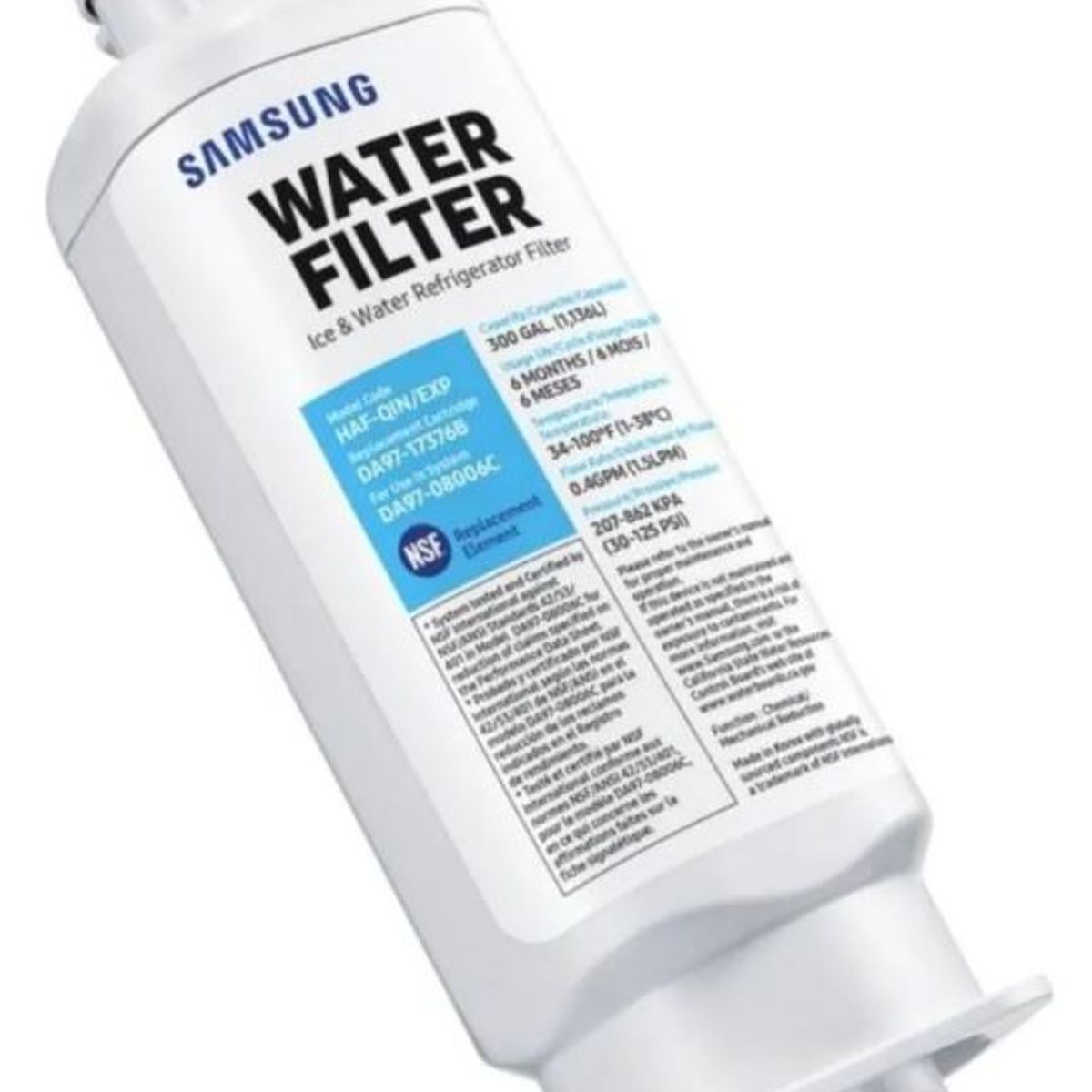 SAMSUNG - Filtro de Agua DA97-17376B o HAF-QIN para Nevecon SAMSUNG Smart Hub