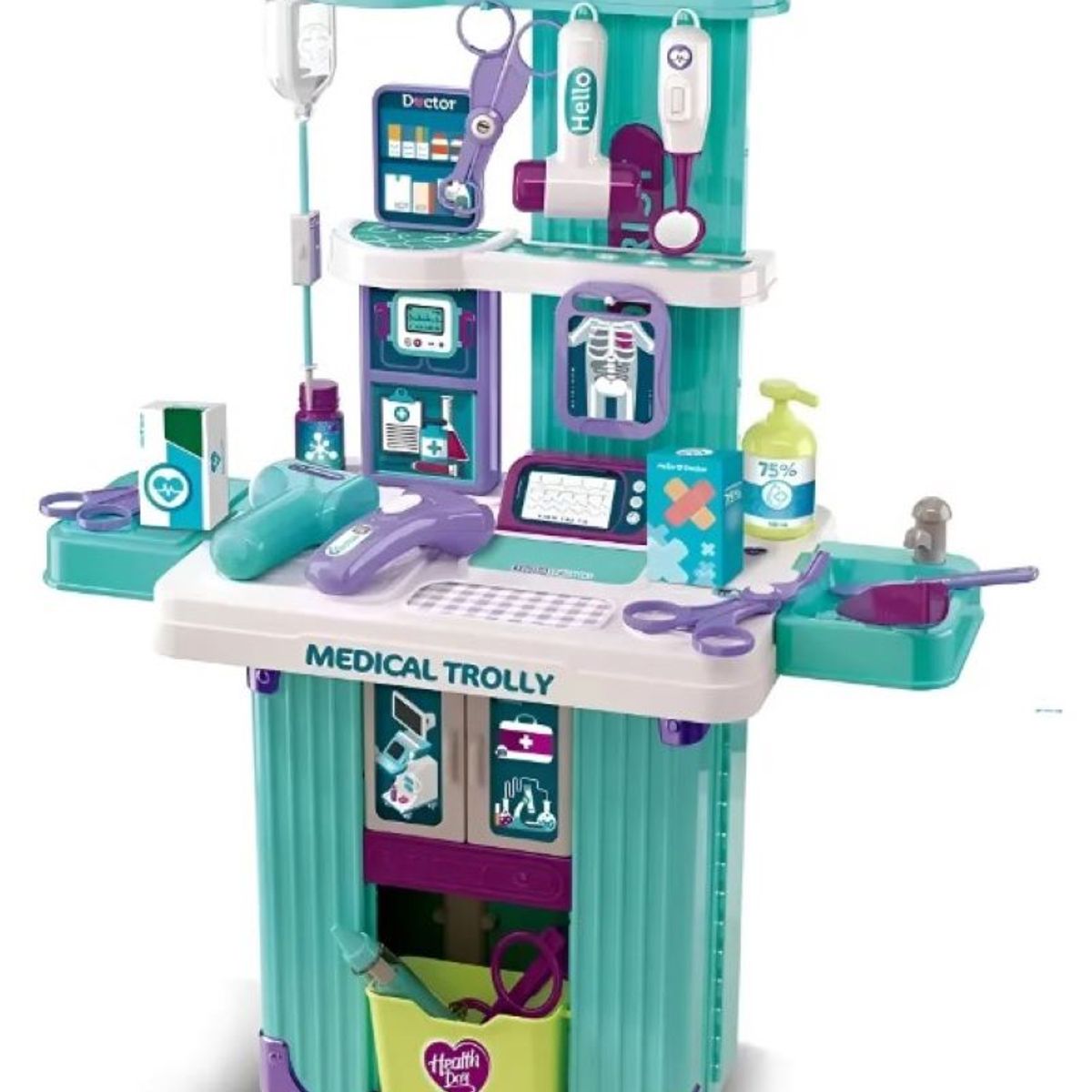 ZHOPI CO - Kit Medico Maleta Plegable Juguete Para Niños Doctor