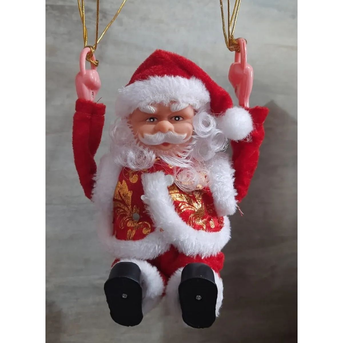 GENERICO - Muñeco musical de Papá Noel en Paracaídas