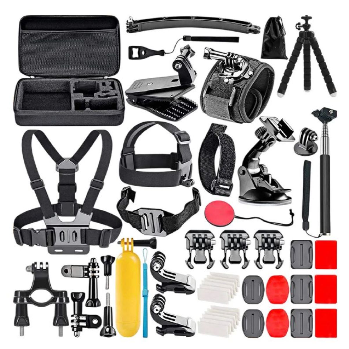 INNOVA - Kit Accesorios Gopro 50 En 1 Profesional Universal Para Cámaras Deportivas Innovo
