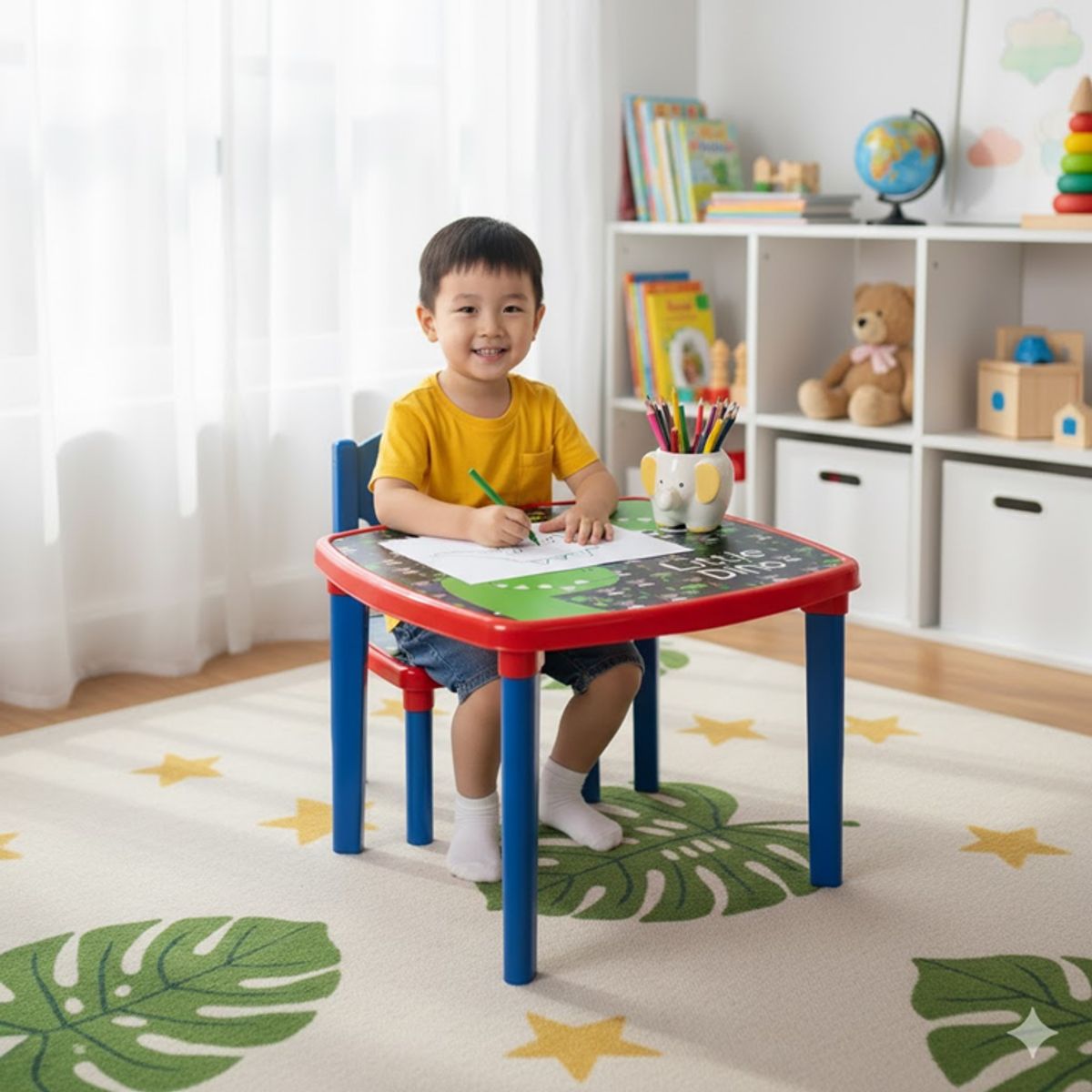 GENERICO - Mesa Infantil Armaty Decorada Dino