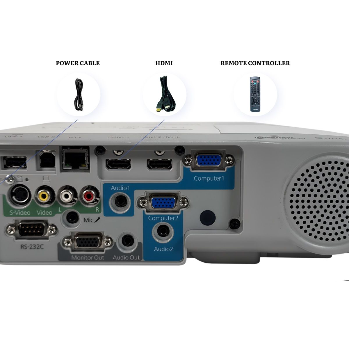 EPSON - Proyector Epson Powerlite 99wh Xga XGA 1024 x 768 Video Beam 3000 Lms exhibicion