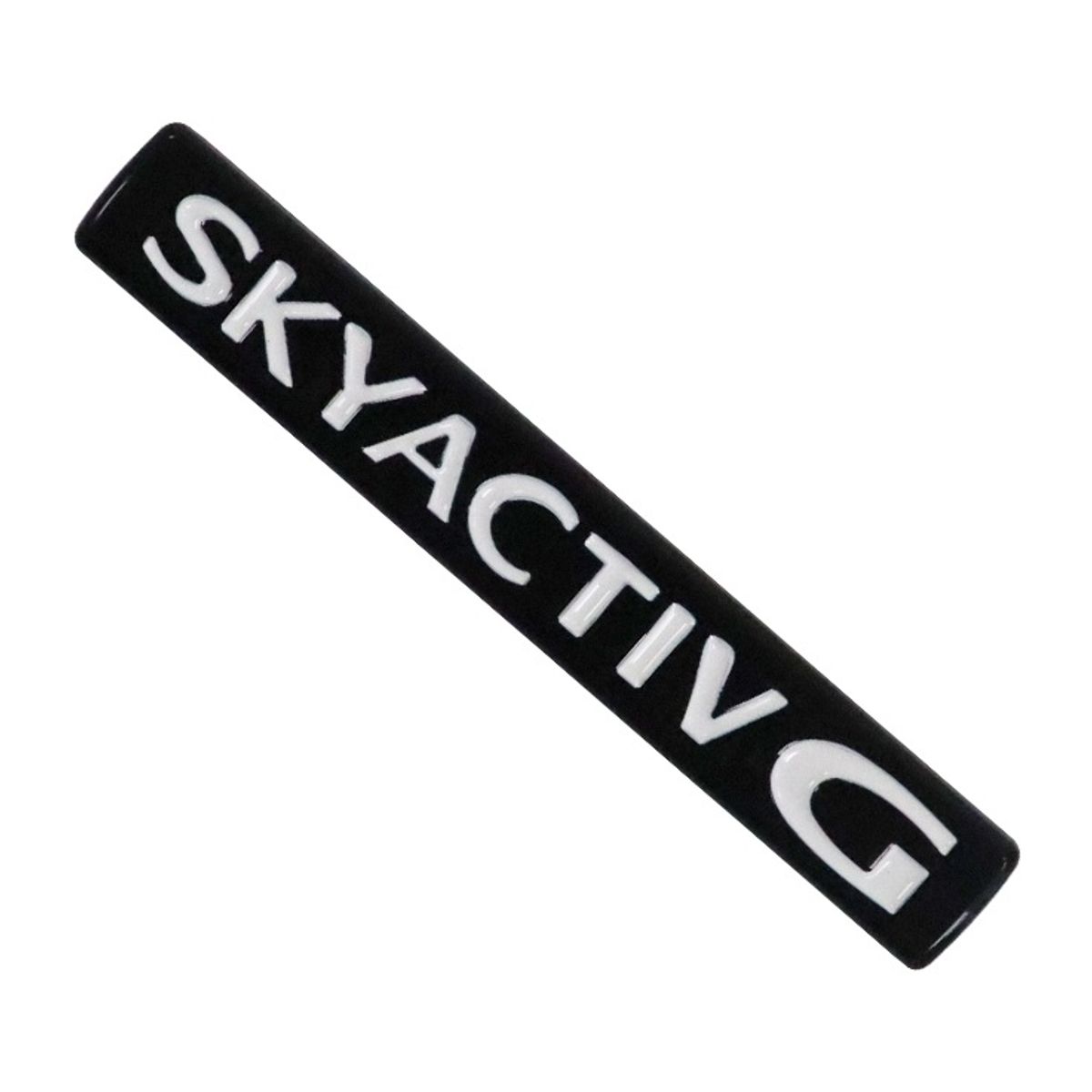 GENERICO - emblema skyactiv g blanco negro accesorios mazda 2 3 cx5 cx30 cx50 cx60