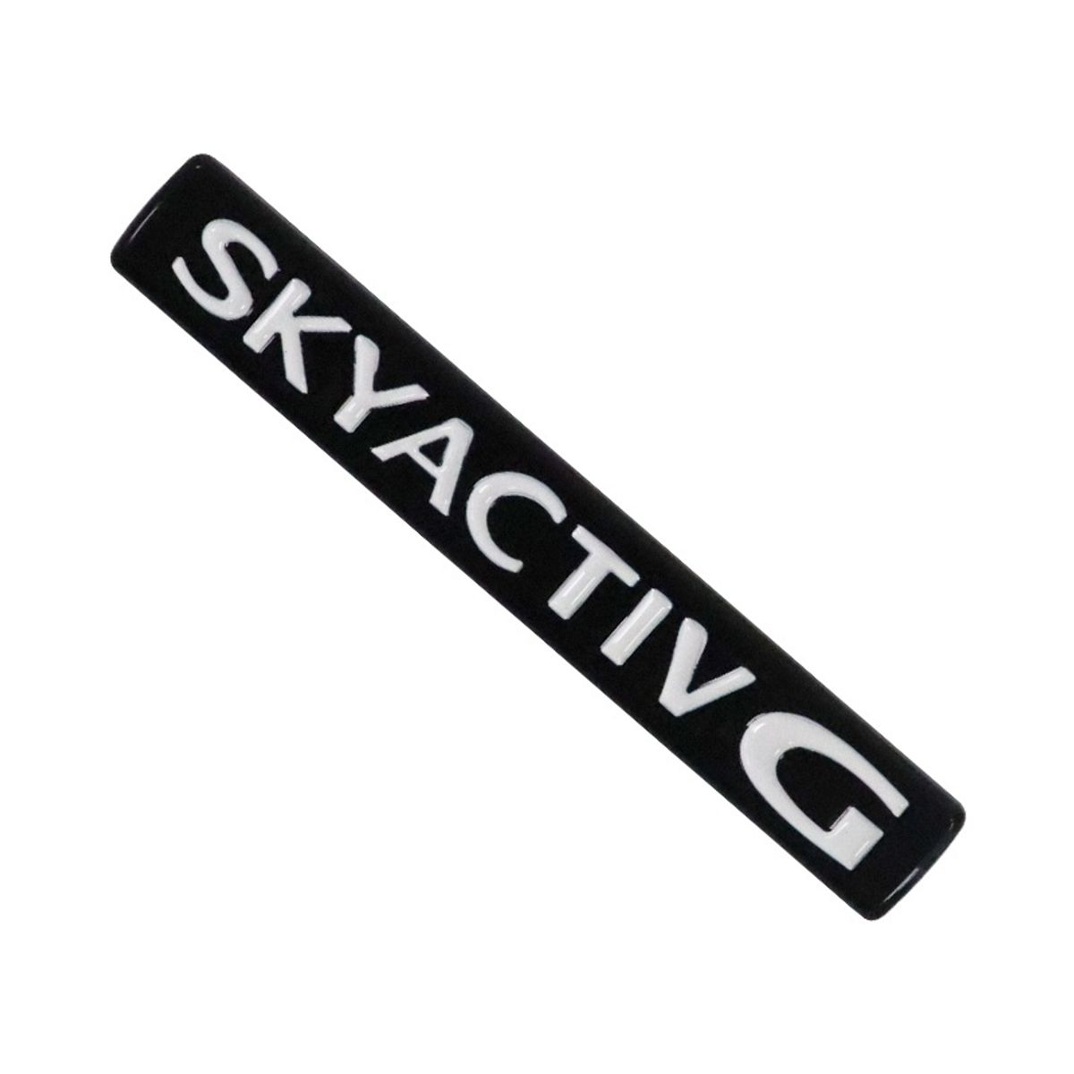 GENERICO - emblema skyactiv g blanco negro accesorios mazda 2 3 cx5 cx30 cx50 cx60