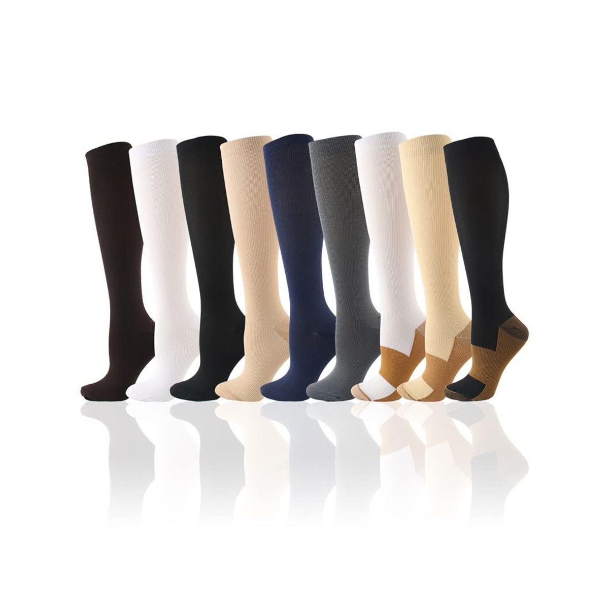 GENERAL - Medias de Compresion Unisex 15-20 Mmhg x1