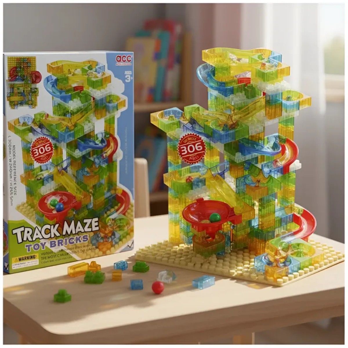 GENERICO - Bloques De Construcción Armable Juego Didáctico Niños 306 Piezas