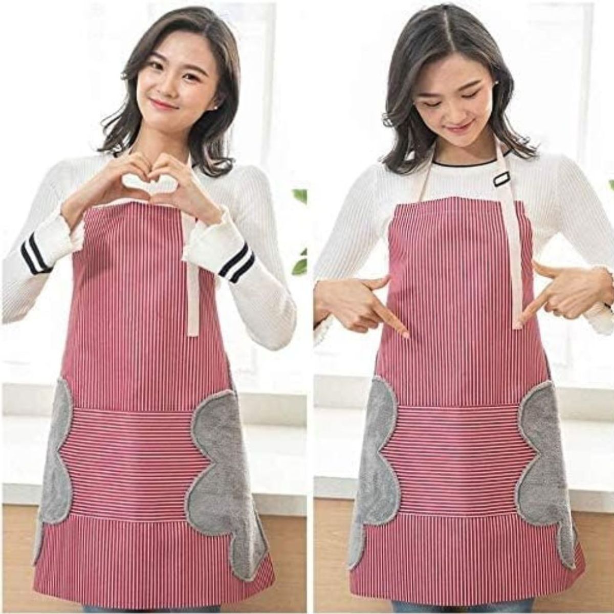 CHINA - Delantal de cocina impermeable Anti-aceite Cocina -paños Laterales