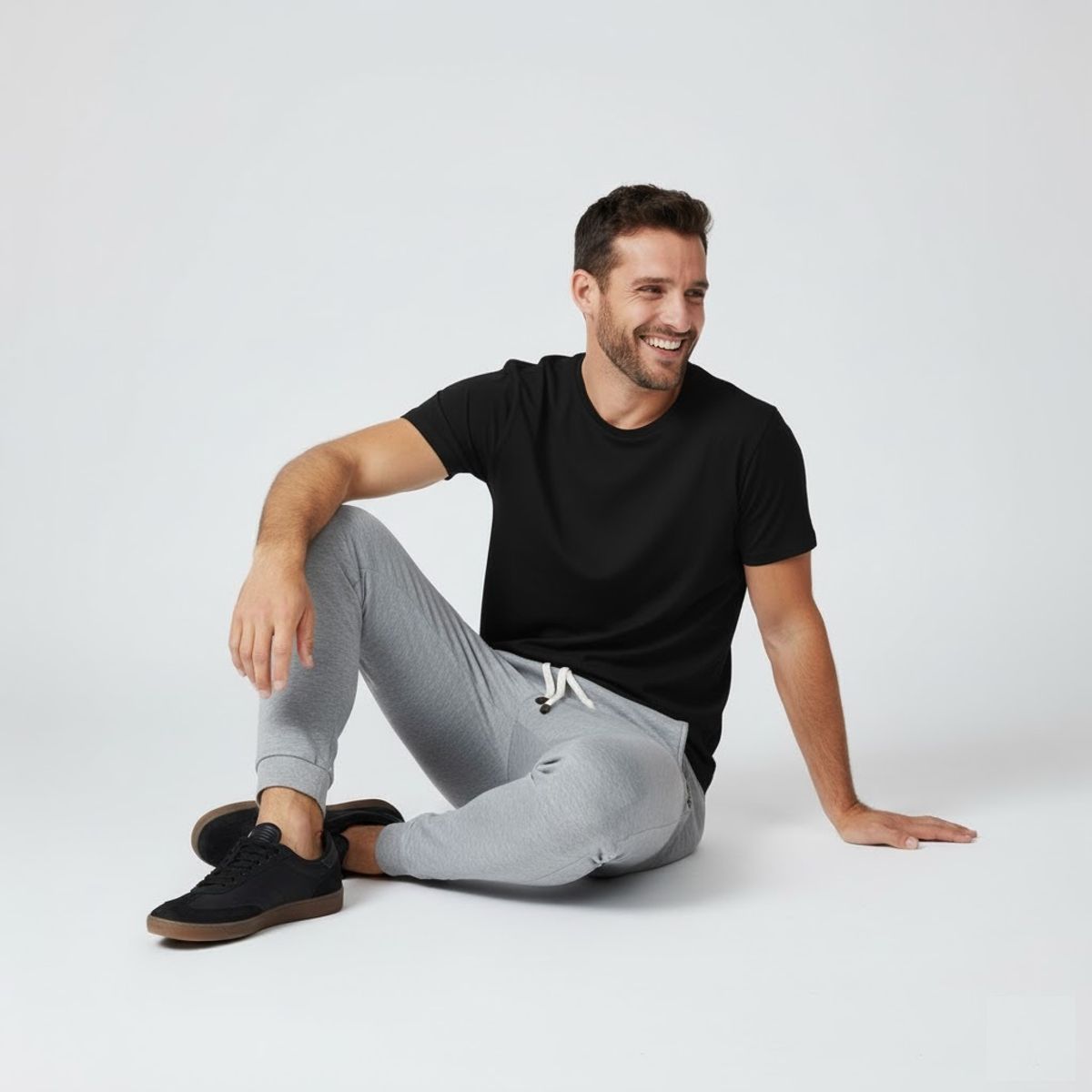 GENERICO - Jogger Para Hombre Esencial Gris Claro