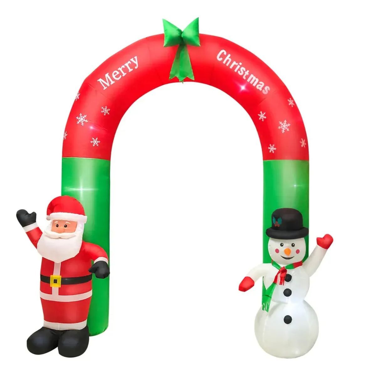 GENERICO - Arco De Navidad Decorativo Inflable Arco Papá Noel Multicolor