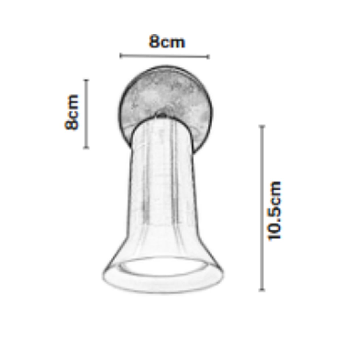 GENERICO - Lámpara de Pared AP ARLON Diseño Moderno con Base Redonda